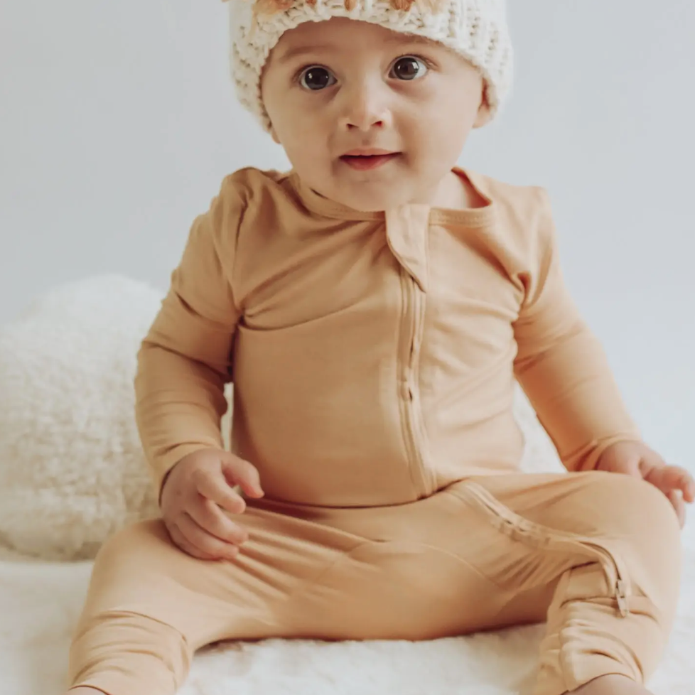 bamboo onesie | cosy tan