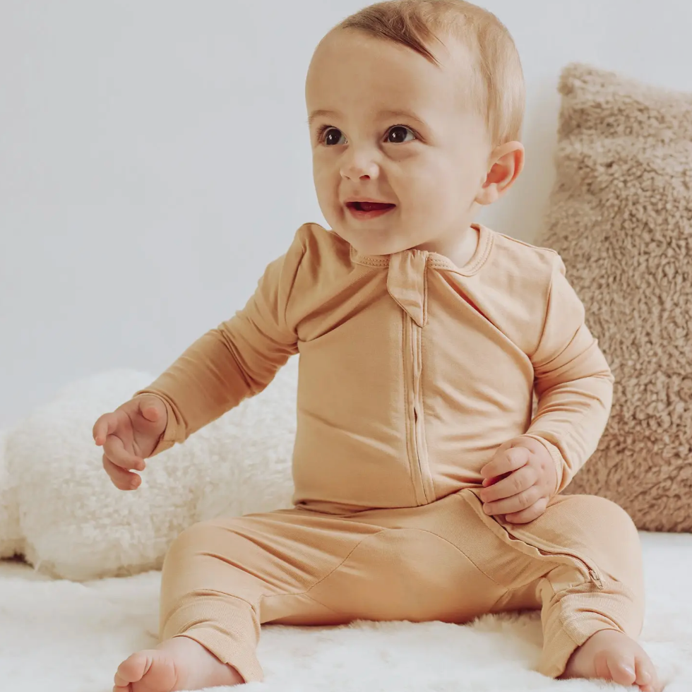 bamboo onesie | cosy tan
