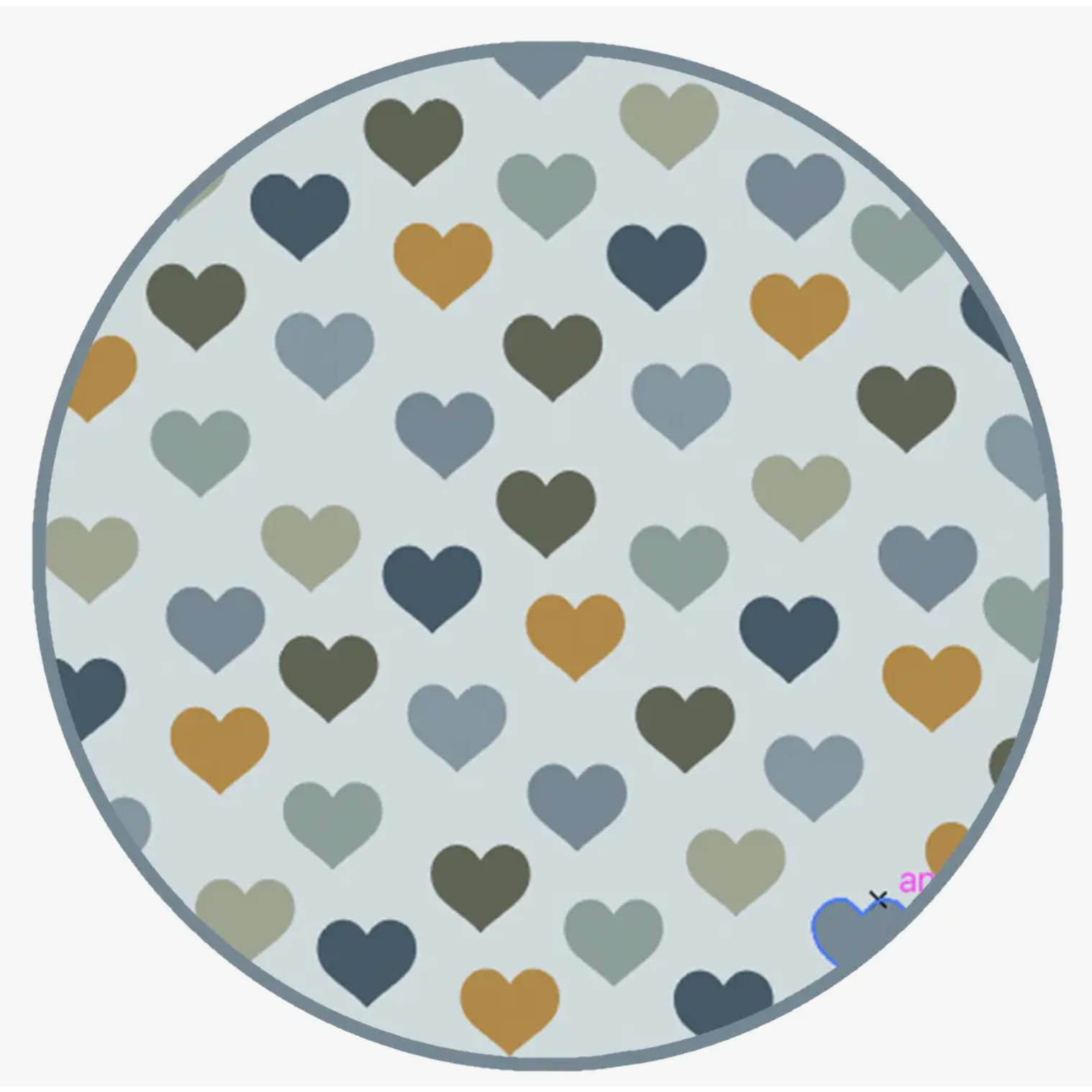 little love valentine's day heart bamboo toddler pajama set | blue