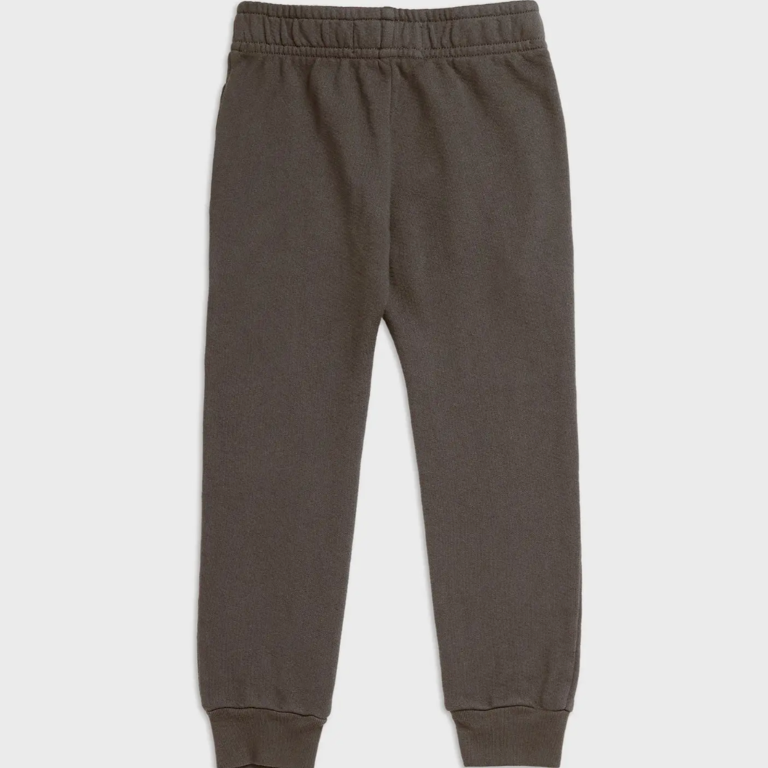 mini organic terry classic jogger | charcoal
