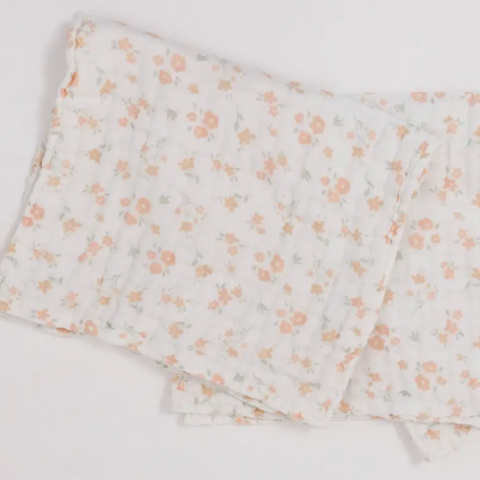 muslin burp cloth | blossom