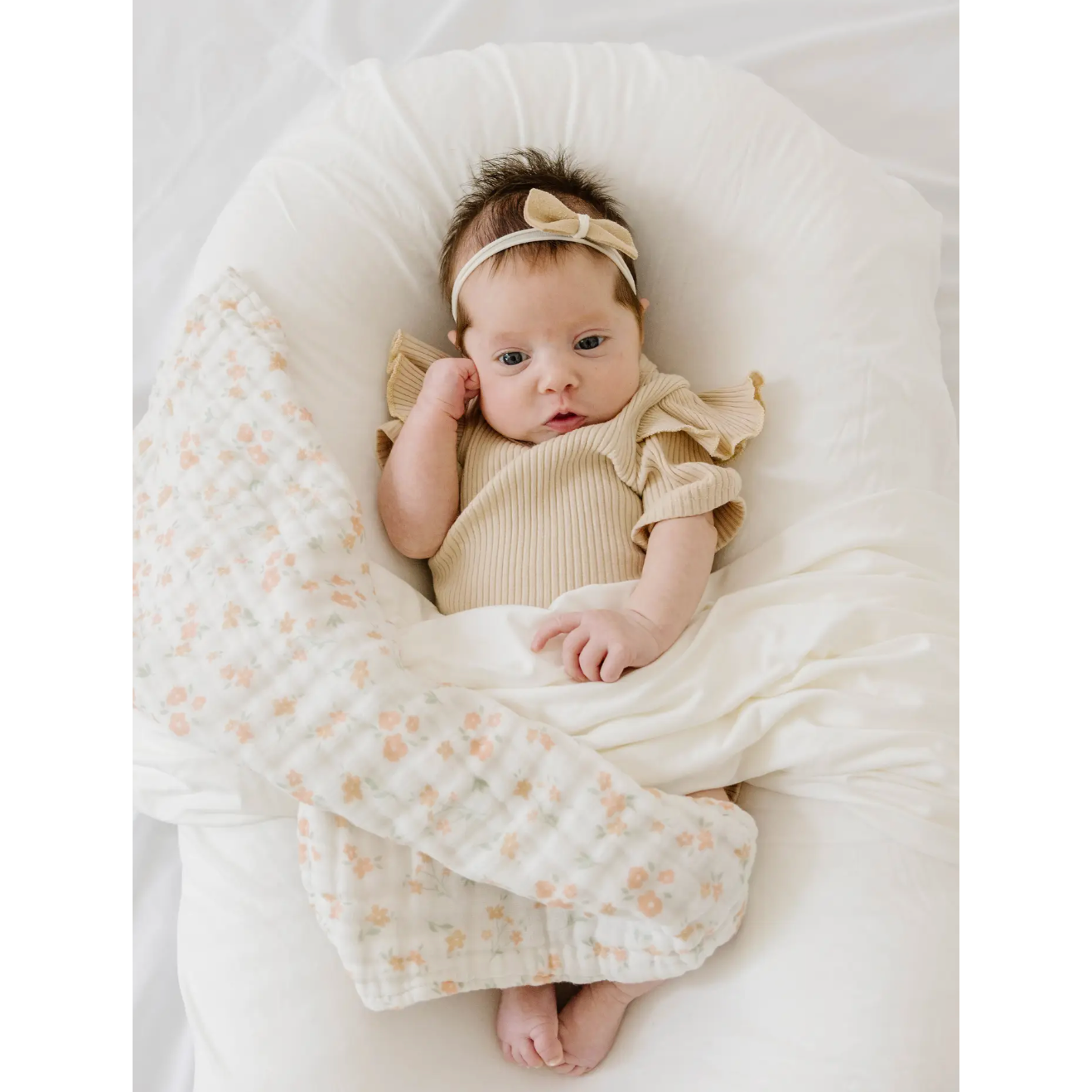 muslin burp cloth | blossom