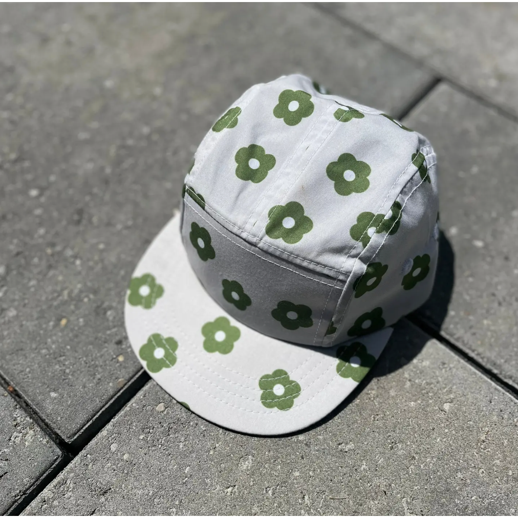 green daisy baby & kid's five panel hat
