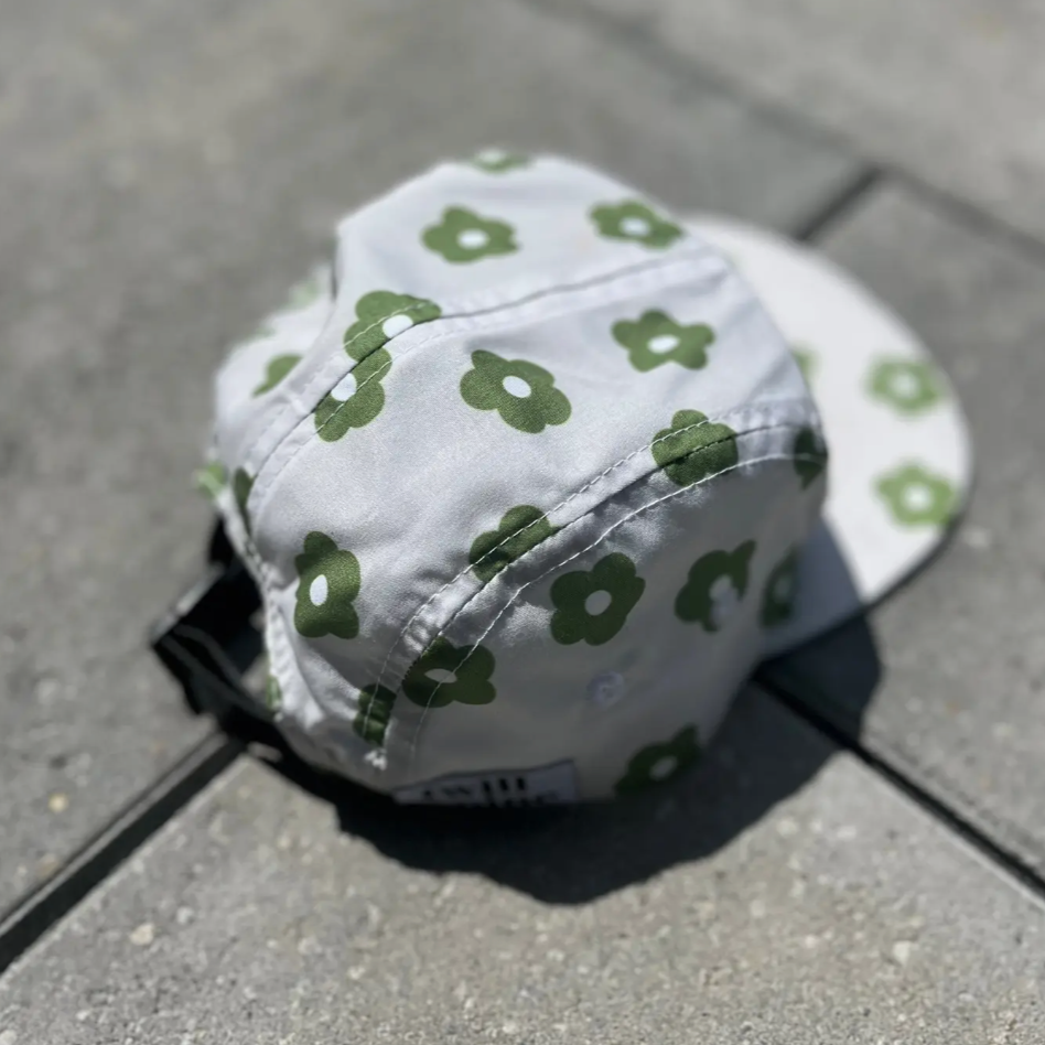 green daisy baby & kid's five panel hat