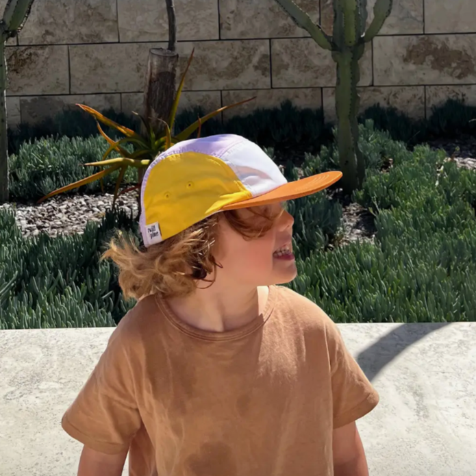 lavender classic baby & kid's five panel hat