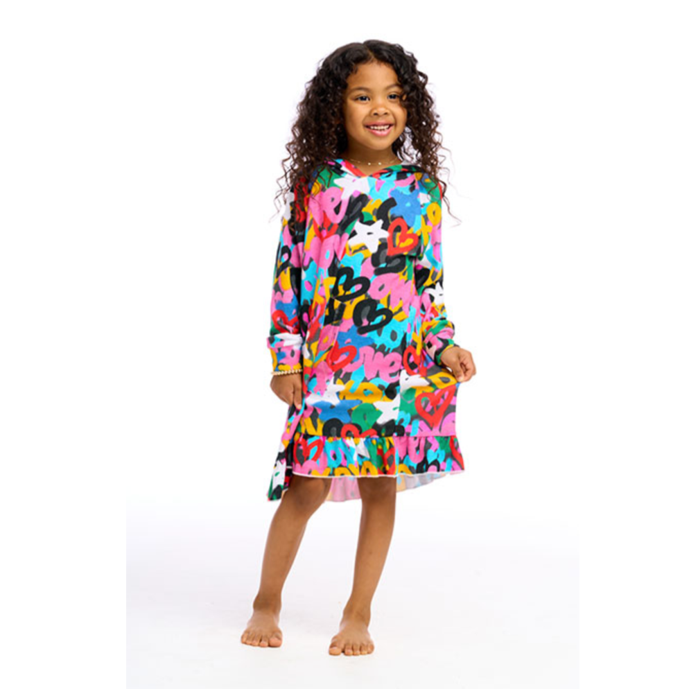love grafetti hoodie dress