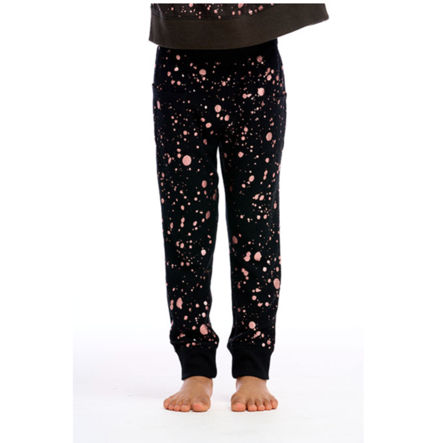 foil splatter pants