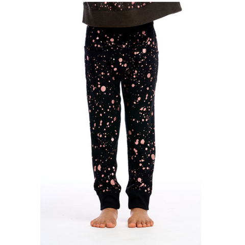 foil splatter pants