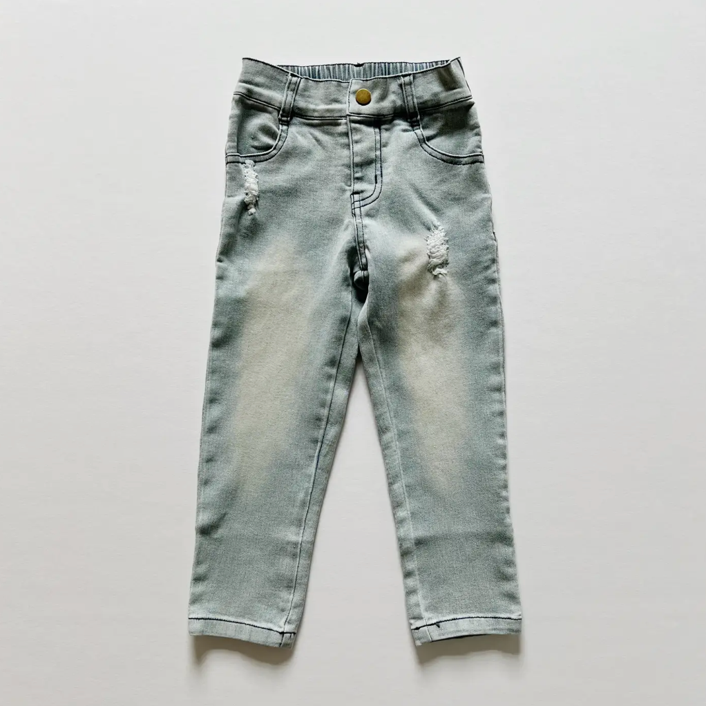 stretch denim | slate grey