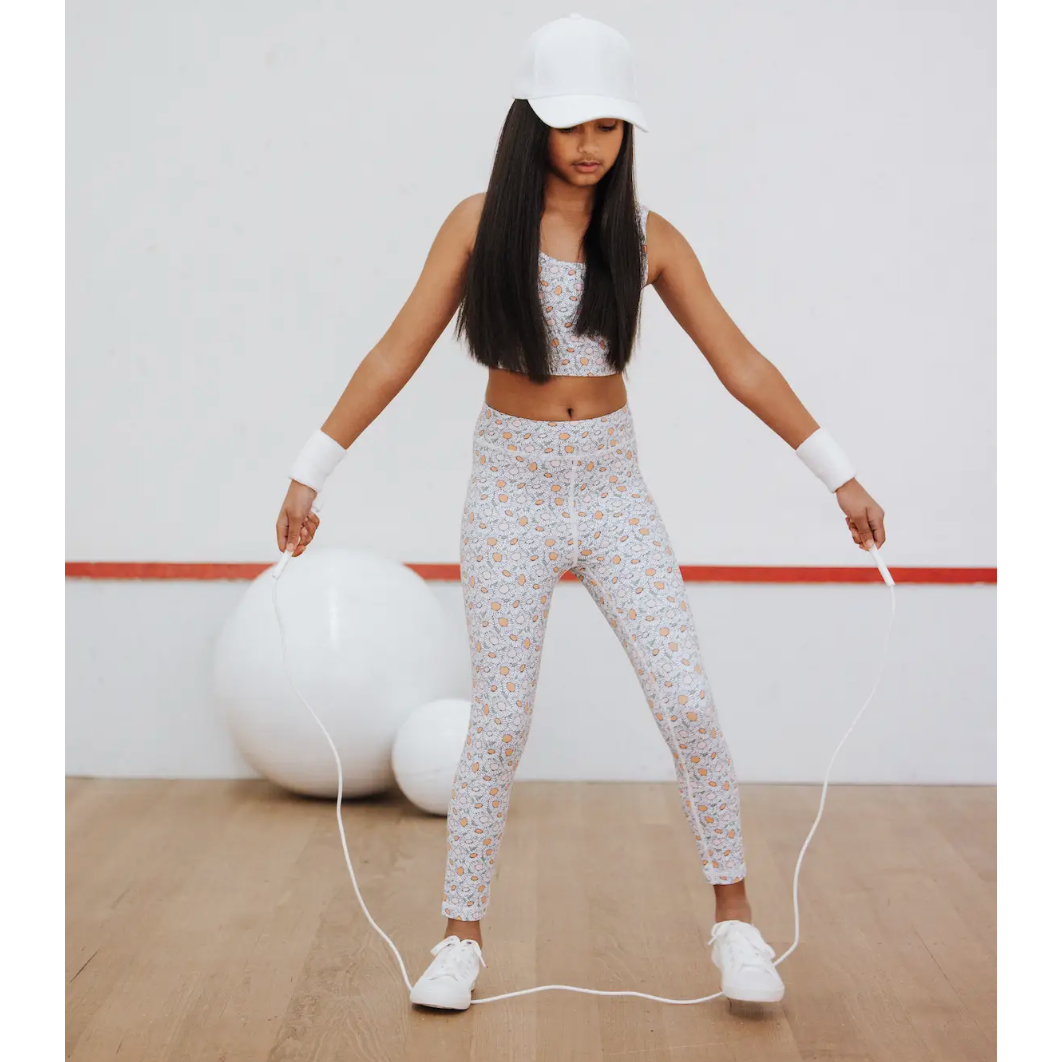 leggings in daisies