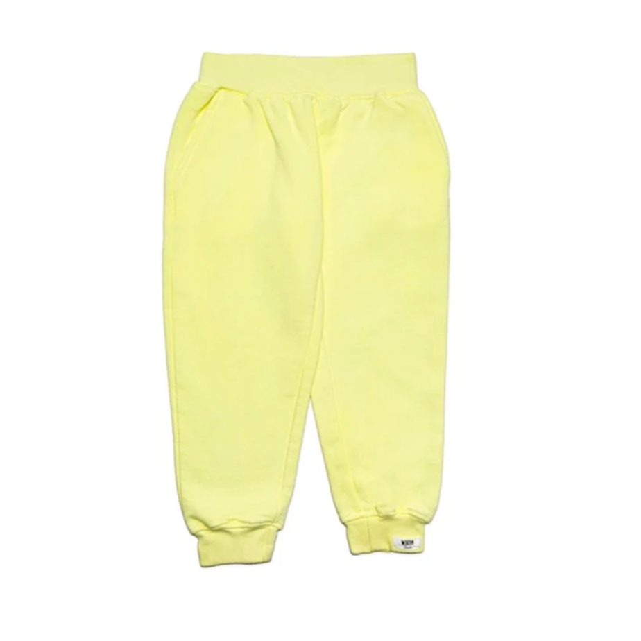 garment dyed joggers | neon yellow