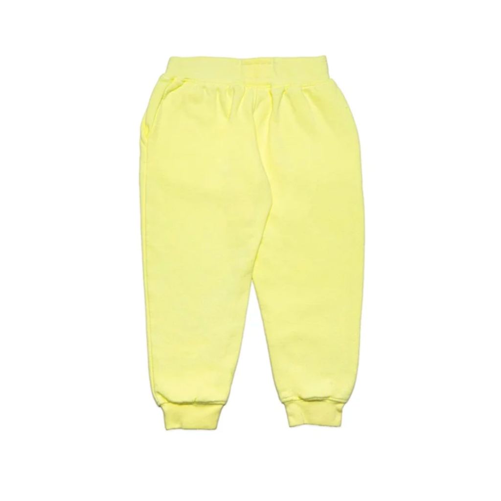 garment dyed joggers | neon yellow