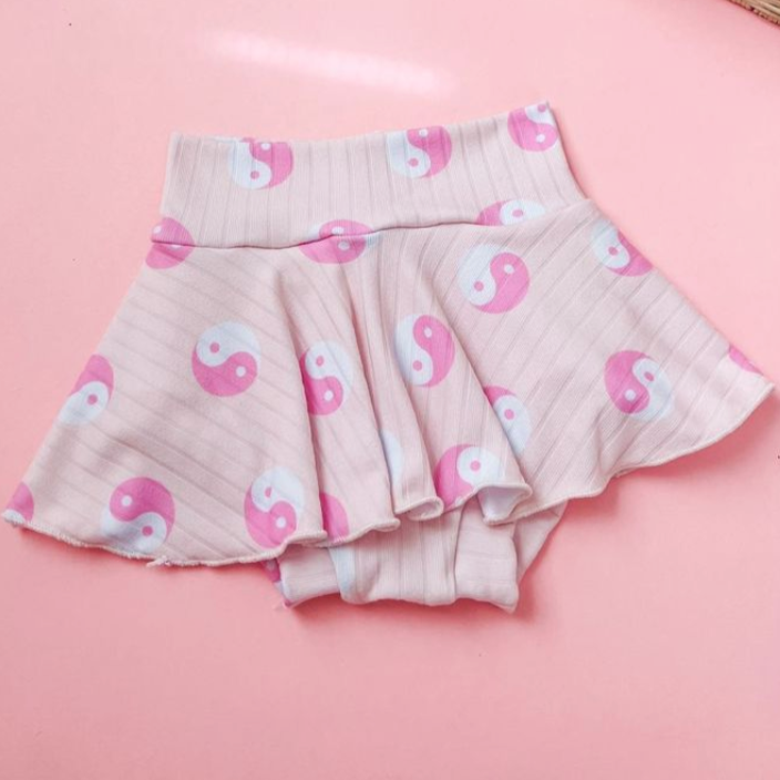 skirted bummie | ying yang