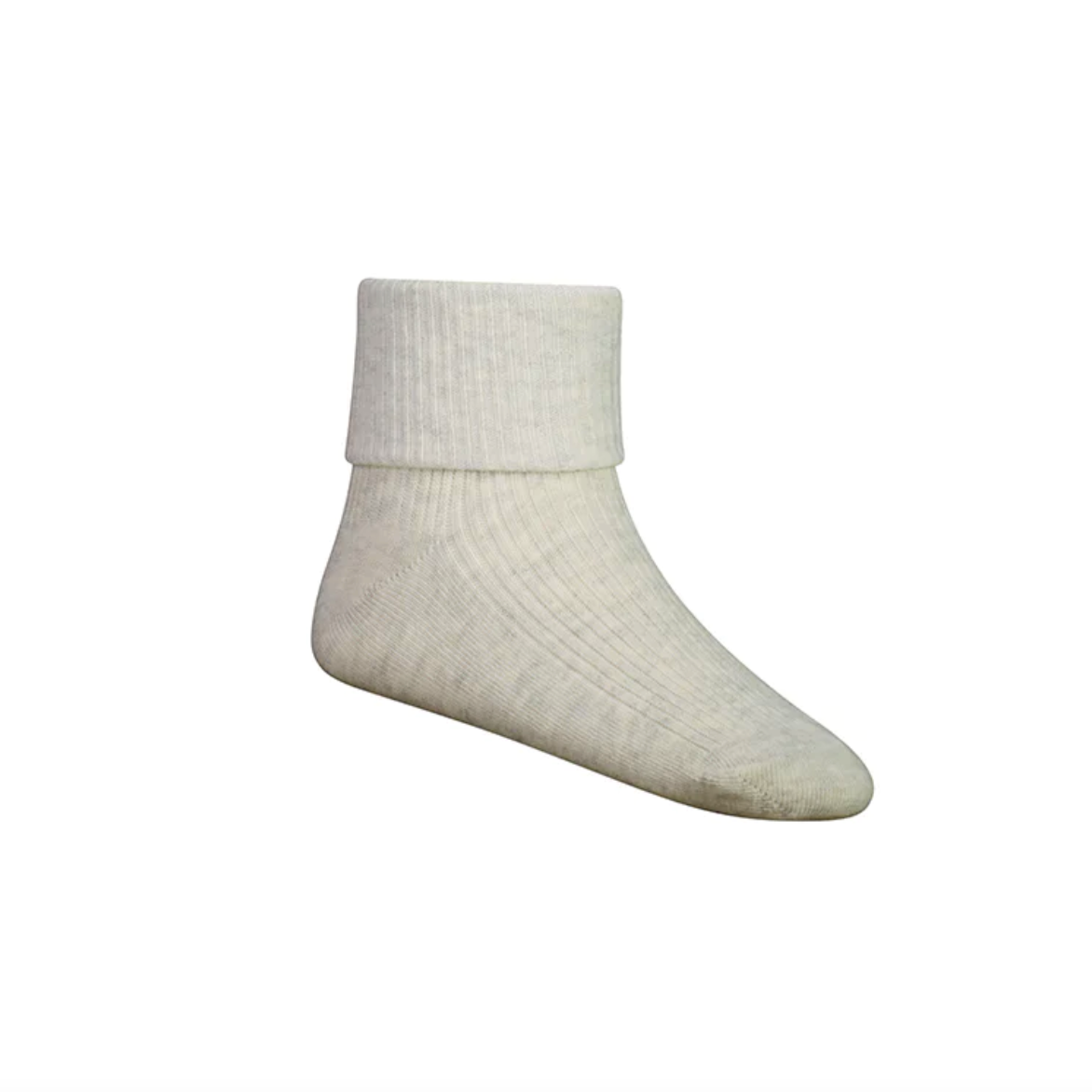 classic rib ankle sock | oatmeal marle