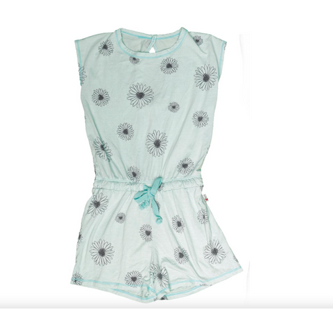 sleeveless romper | mint