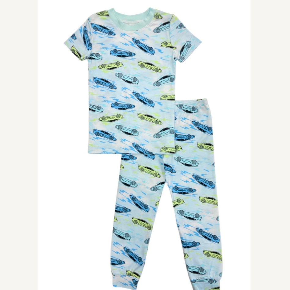 short sleeve pajama set in zoom