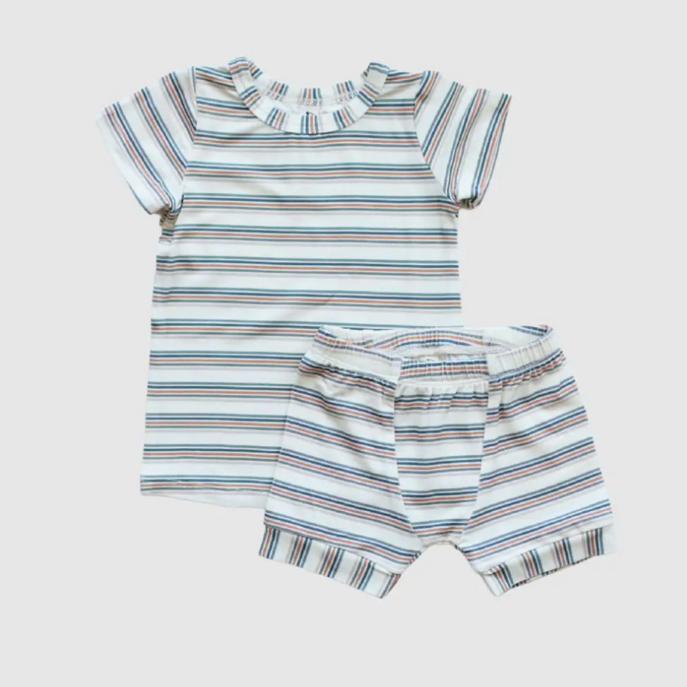 summer lounge set | vintage stripe