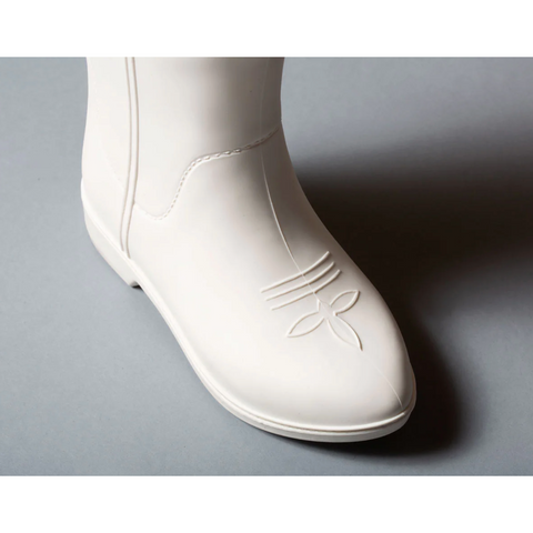 all weather cowboy boots | bone white