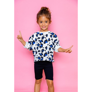 joah love kennedy top in white cheetah