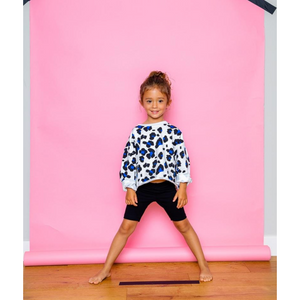 joah love kennedy top in white cheetah