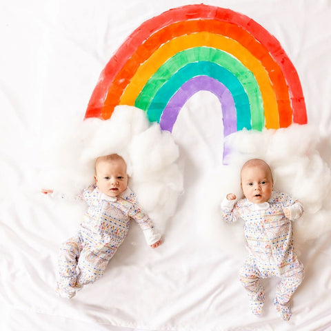 Rainbow Bandana Bib