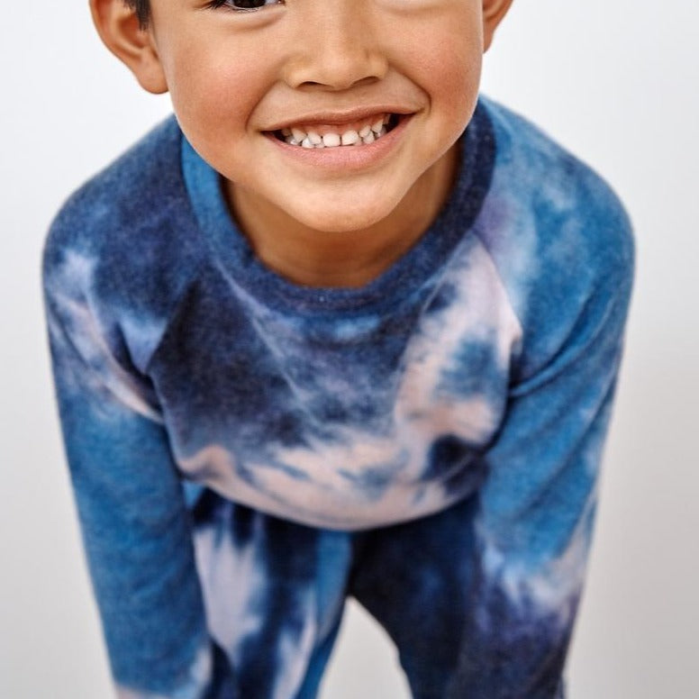 alfie tie dye faux cashmere sweatshirt