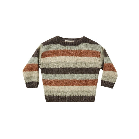 aspen sweater in rust