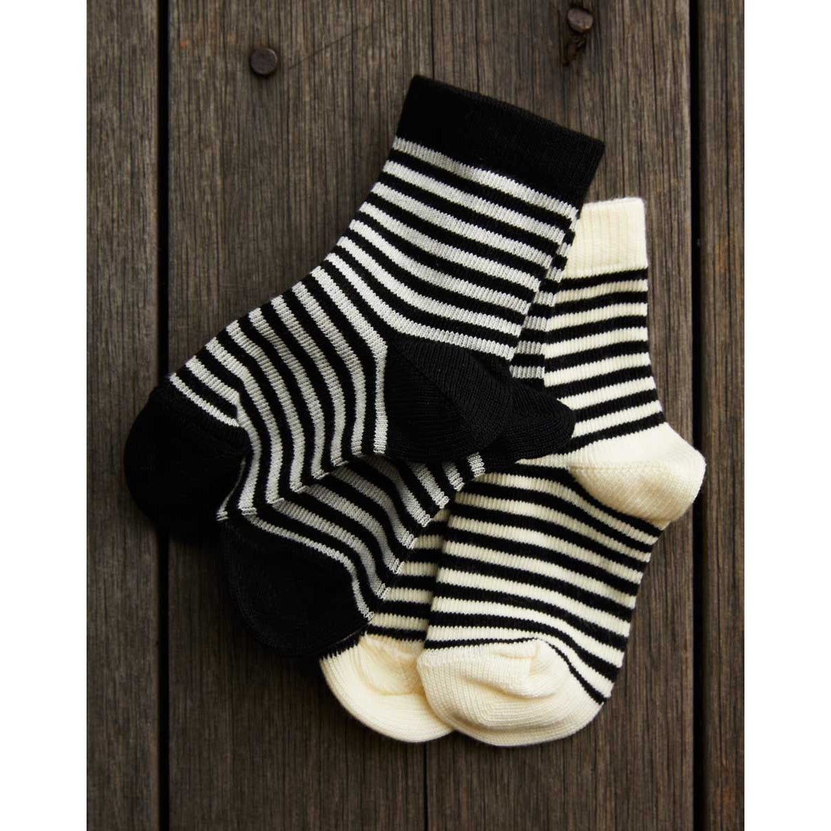striped baby socks