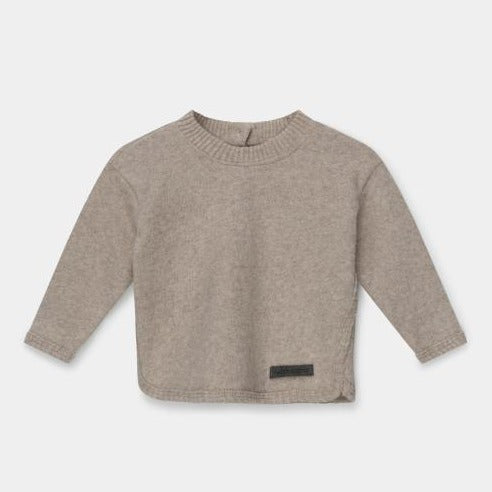 baby sweater in beige