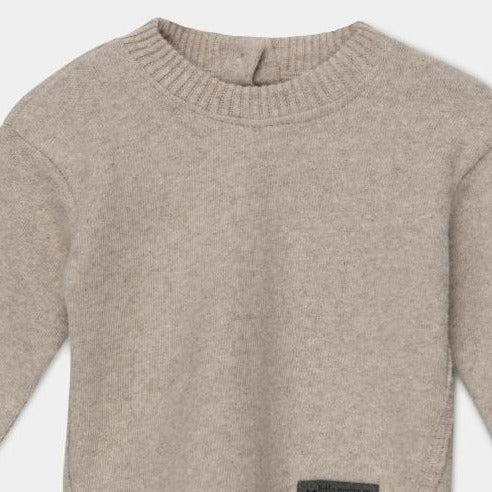 baby sweater in beige