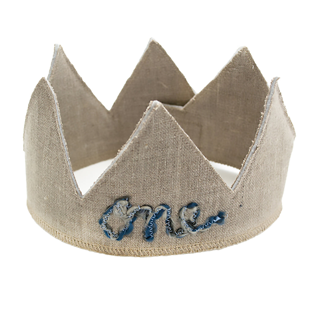linen crown in oatmeal