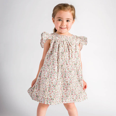 beet world hannah dress in blush floral