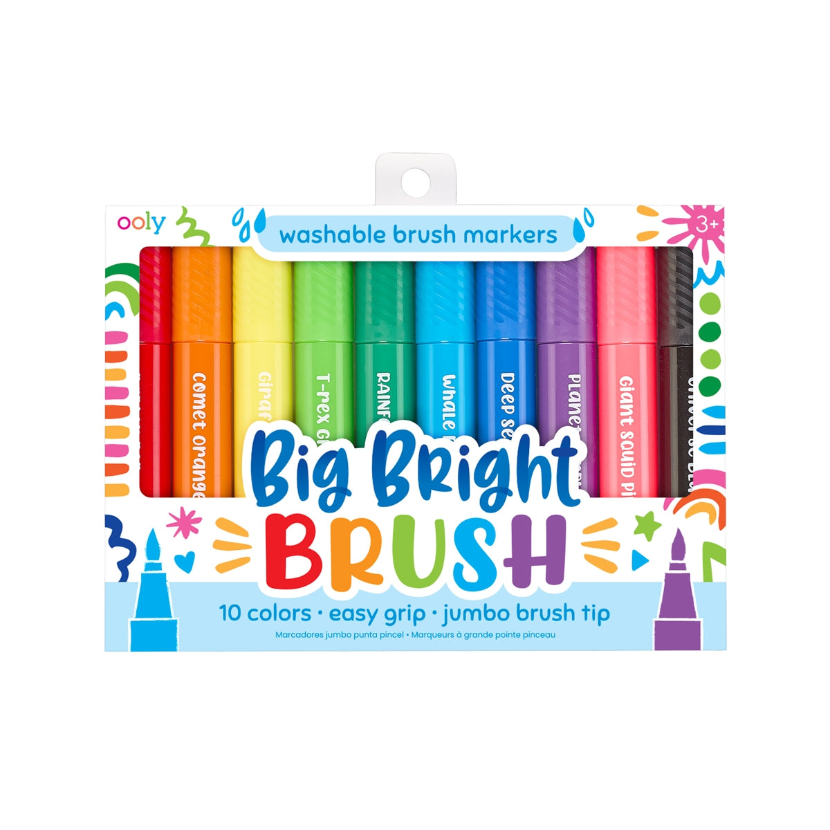 big bright brush markers