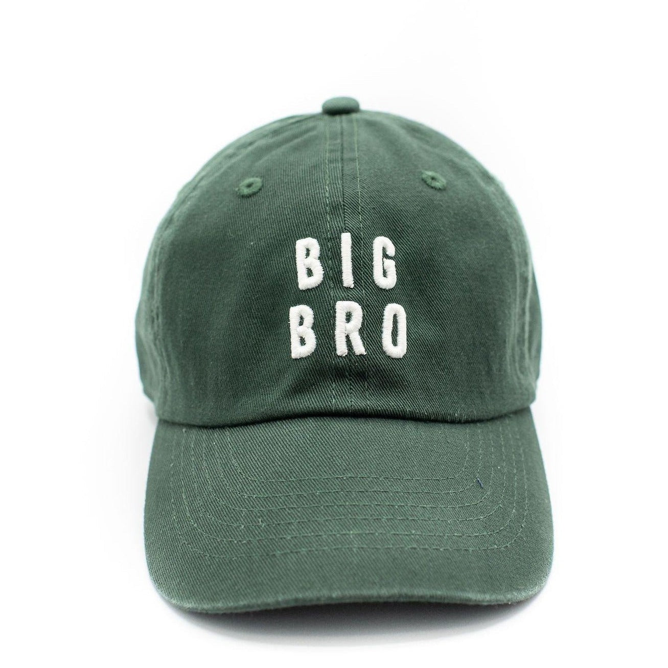 big bro hat in hunter green