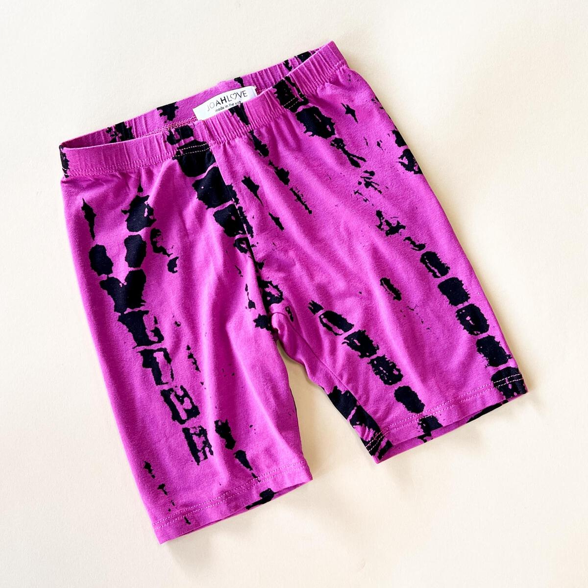 biker short in magenta x-ray