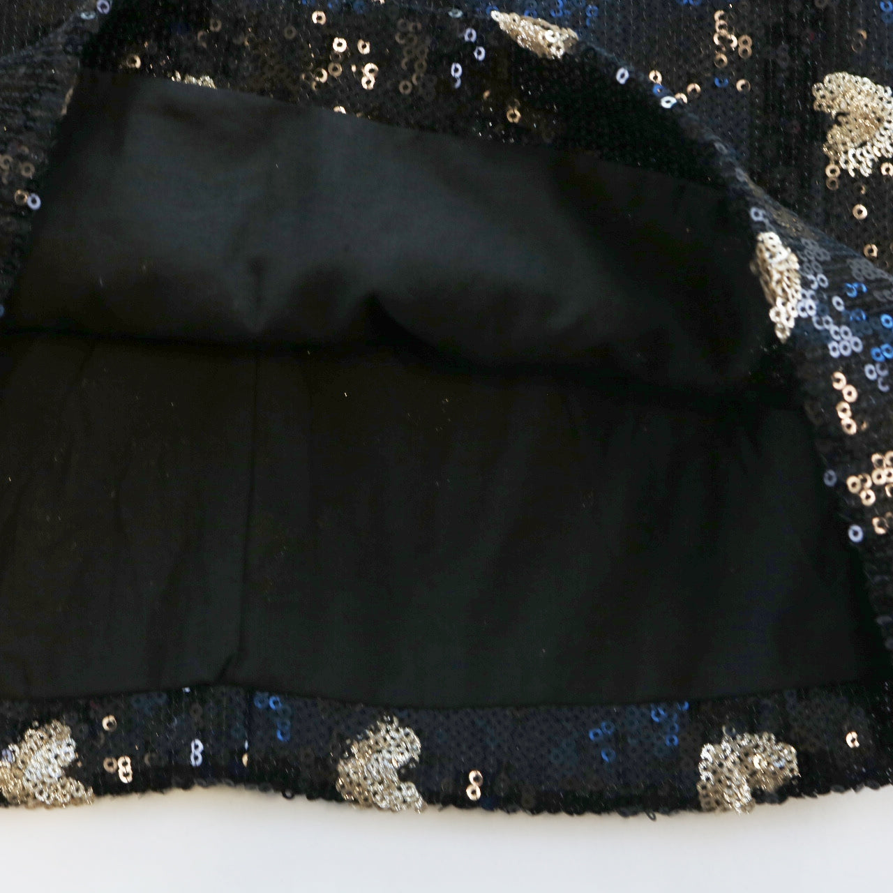 black heart sequin dress
