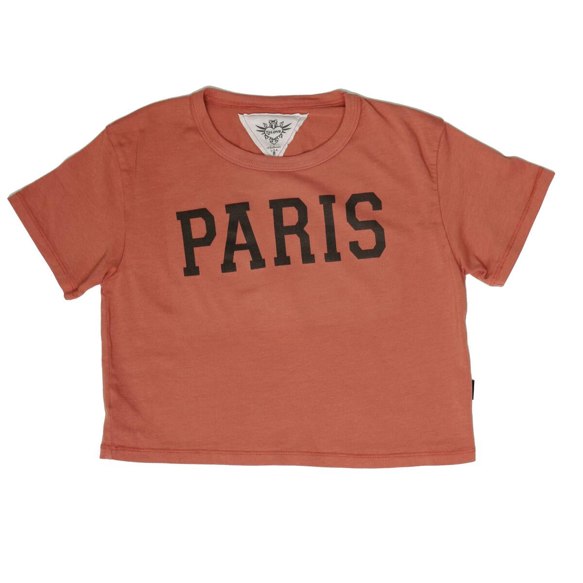 boxy paris tee in rust