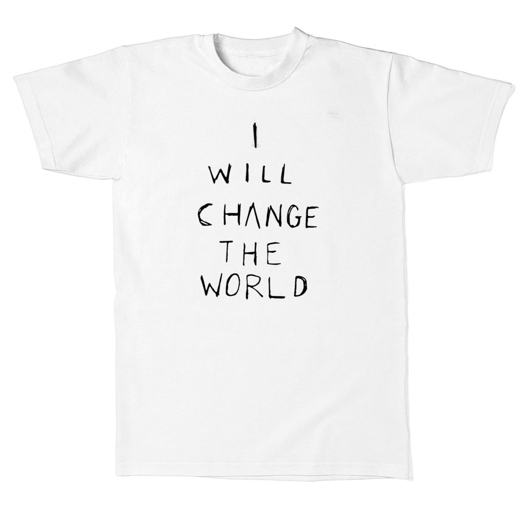 brave & love 'i will change the world' tee