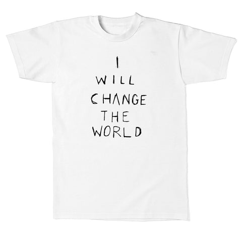 brave & love 'i will change the world' tee