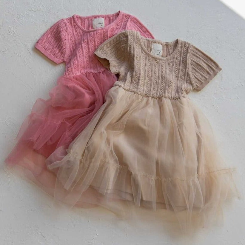 capri dress in beige