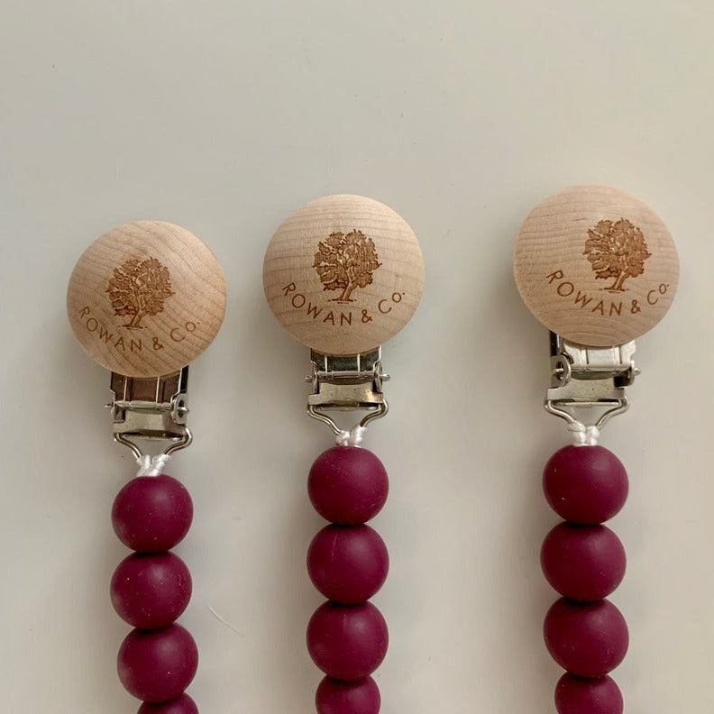 carolyn clip in plum