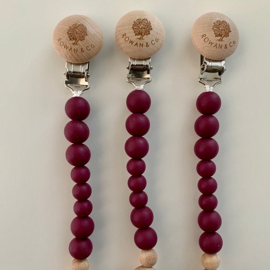 carolyn clip in plum