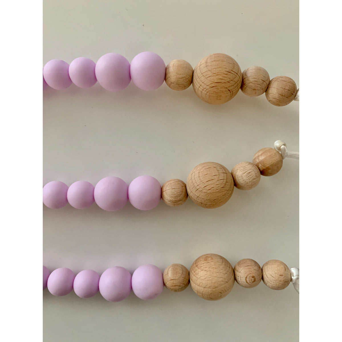 carolyn pacifier clip in lilac