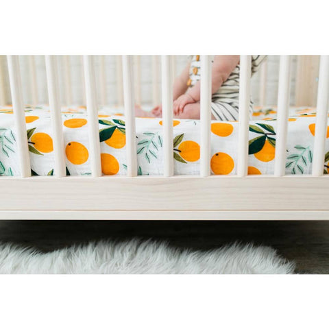 clementine kids clementine crib sheet