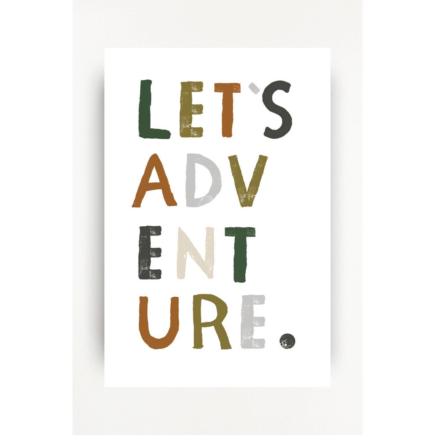 clementine kids let's adventure art print