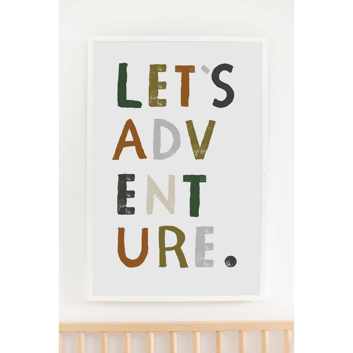 clementine kids let's adventure art print