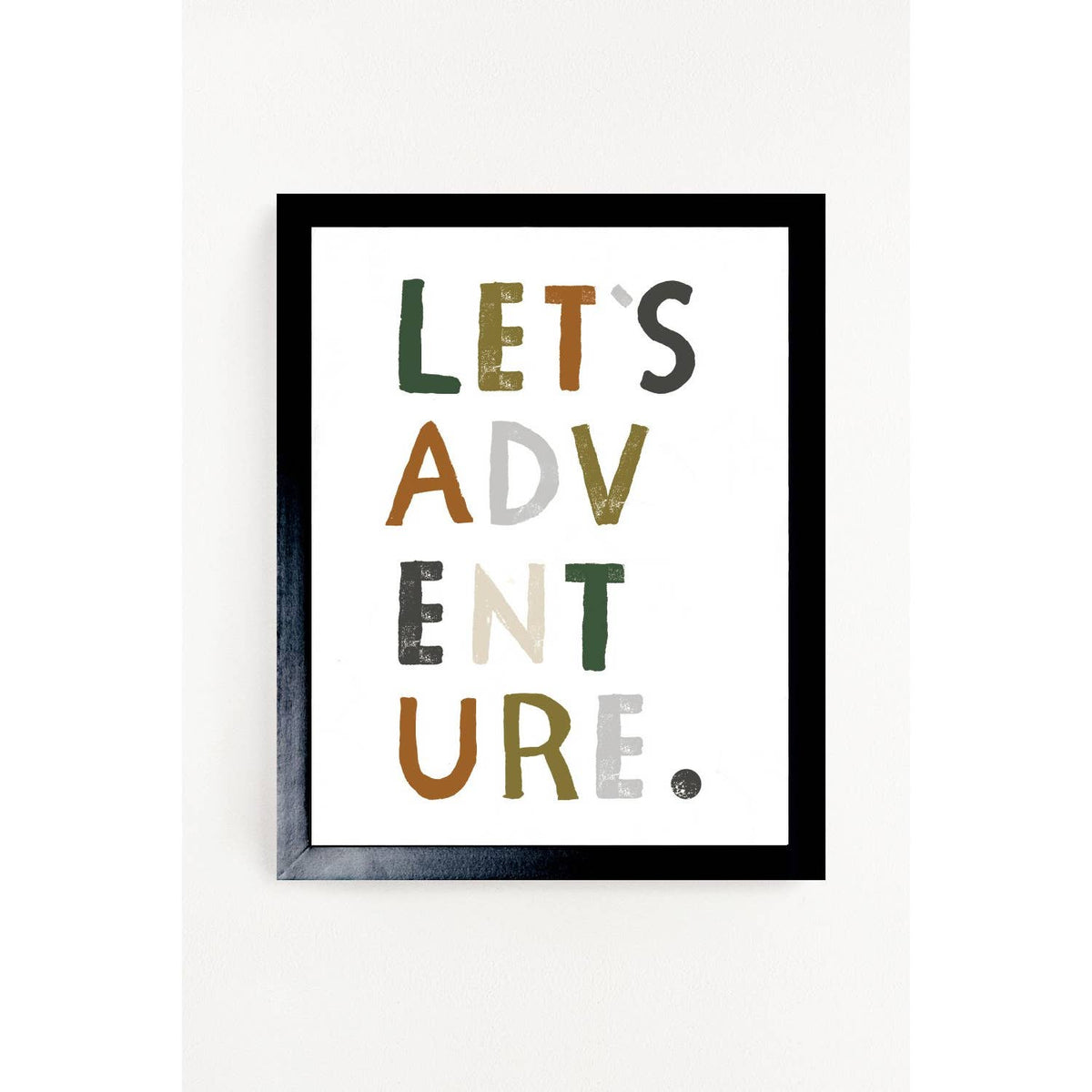 clementine kids let's adventure art print