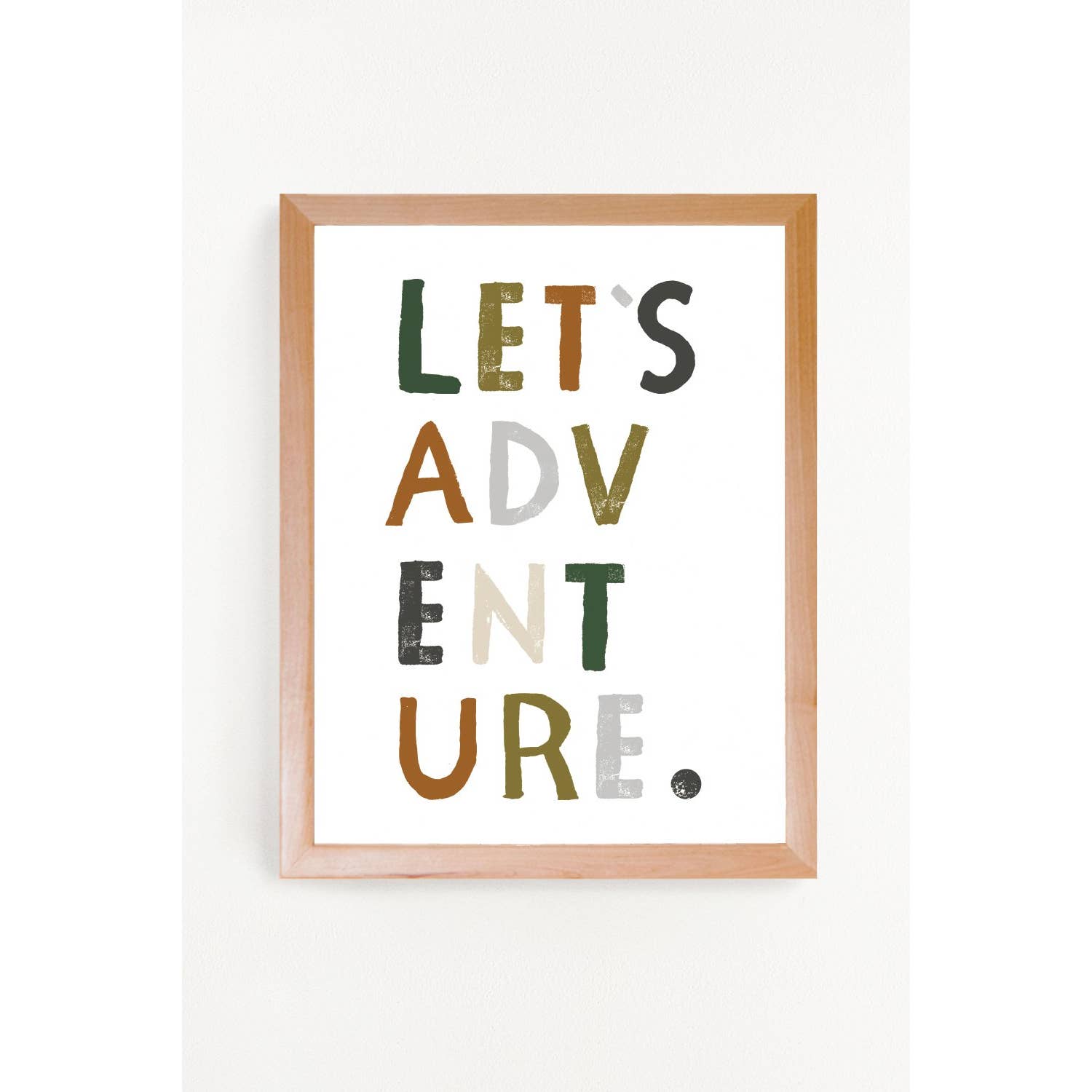 clementine kids let's adventure art print