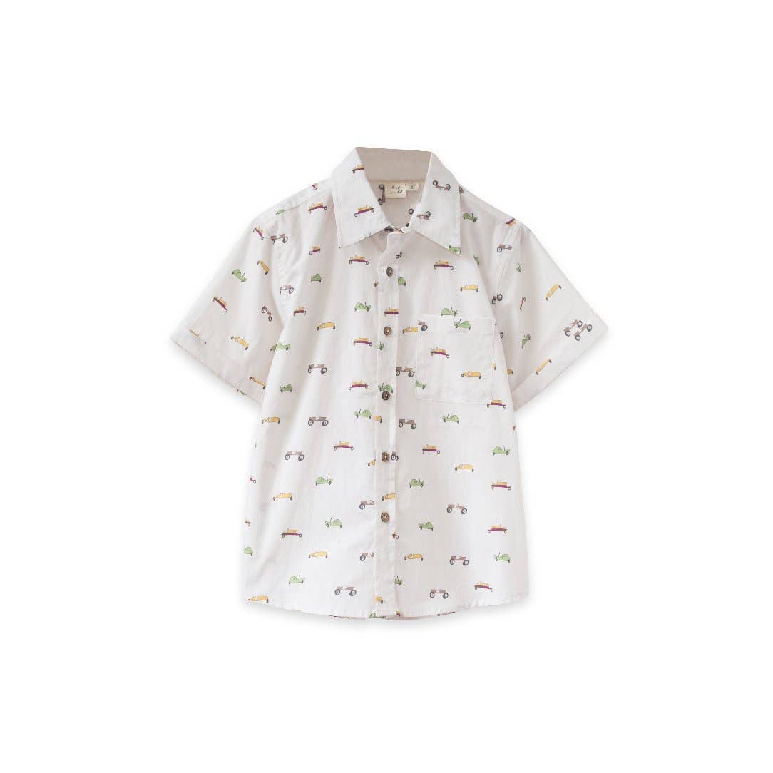 collared shirt in vintage cars