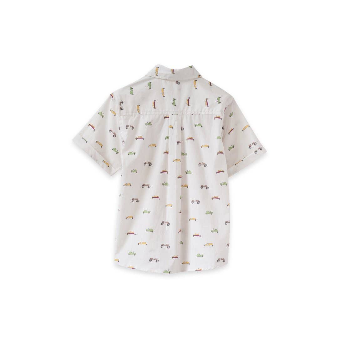 collared shirt in vintage cars